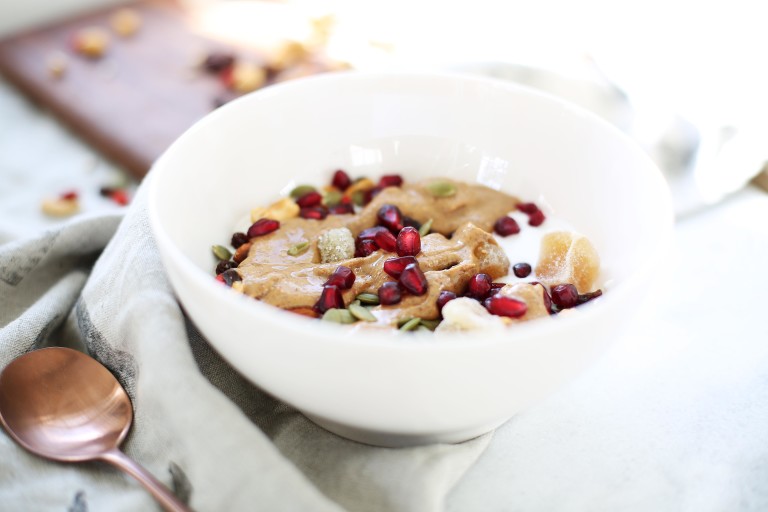 Almond Butter Superfood Yogurt Bowl