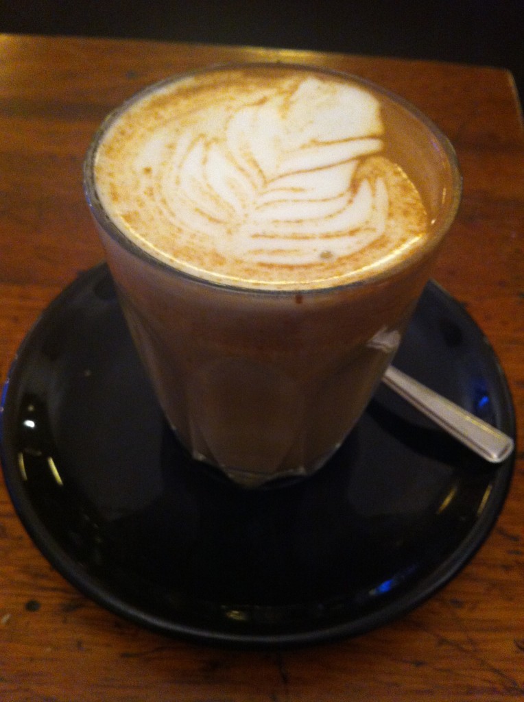 You know it's gonna be good when they serve it in the glass cup