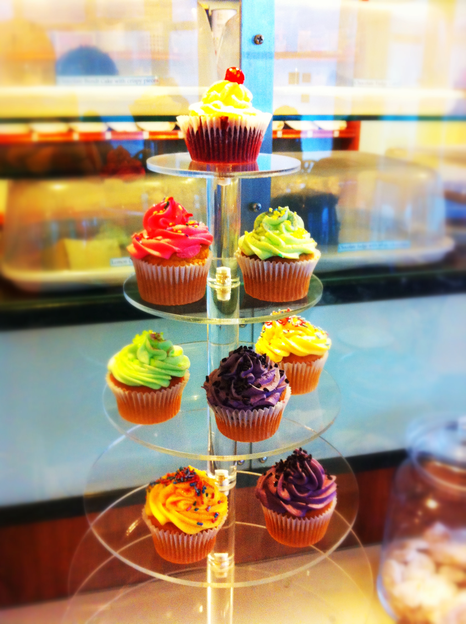 Rainbow of Cupcakes