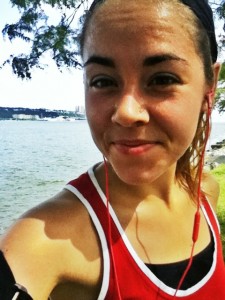 Sweaty Selfie on the Run