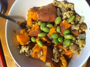 Sweet Potato & Egg White Bowl