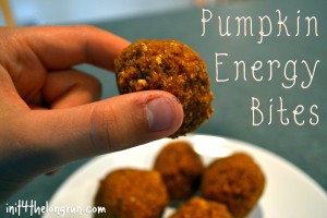 Pumpkin Spice Energy Bites