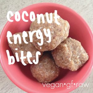 Vegan Coconut Energy Bites