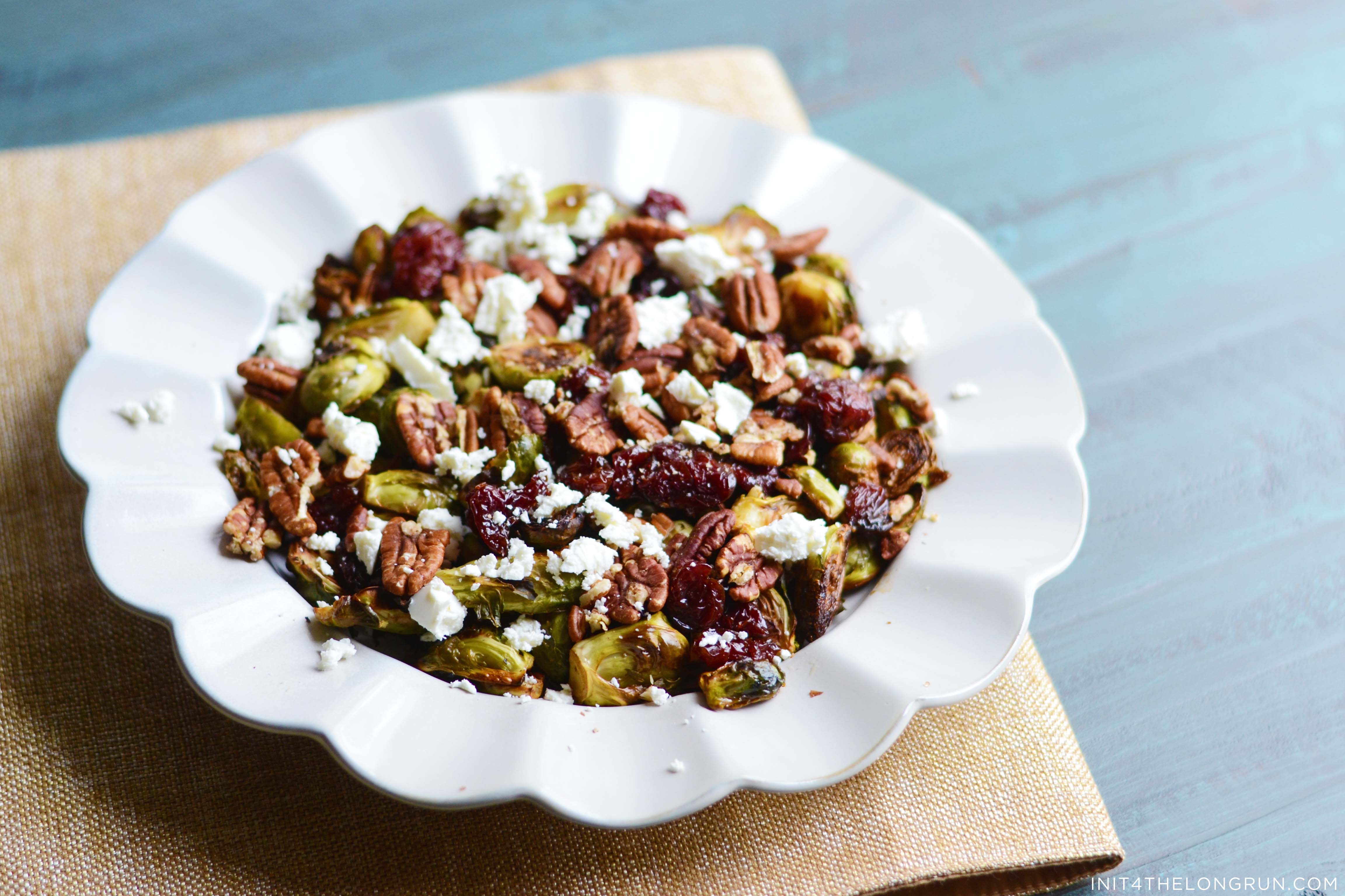 Vegetarian Thanksgiving Brussels Sprouts