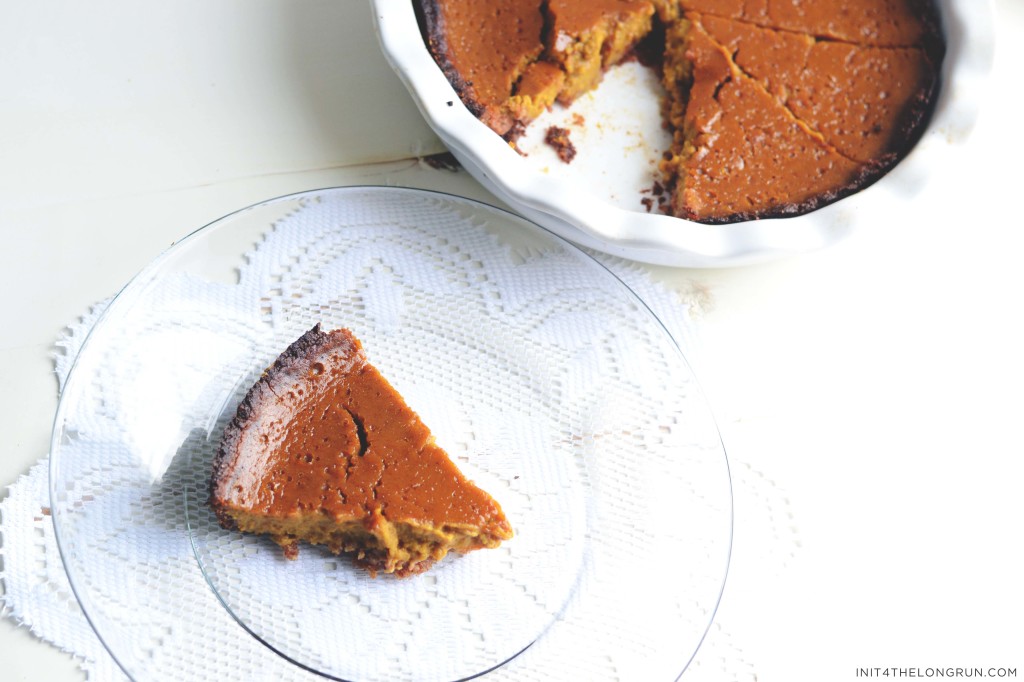 Dairy Free Pumpkin Pie