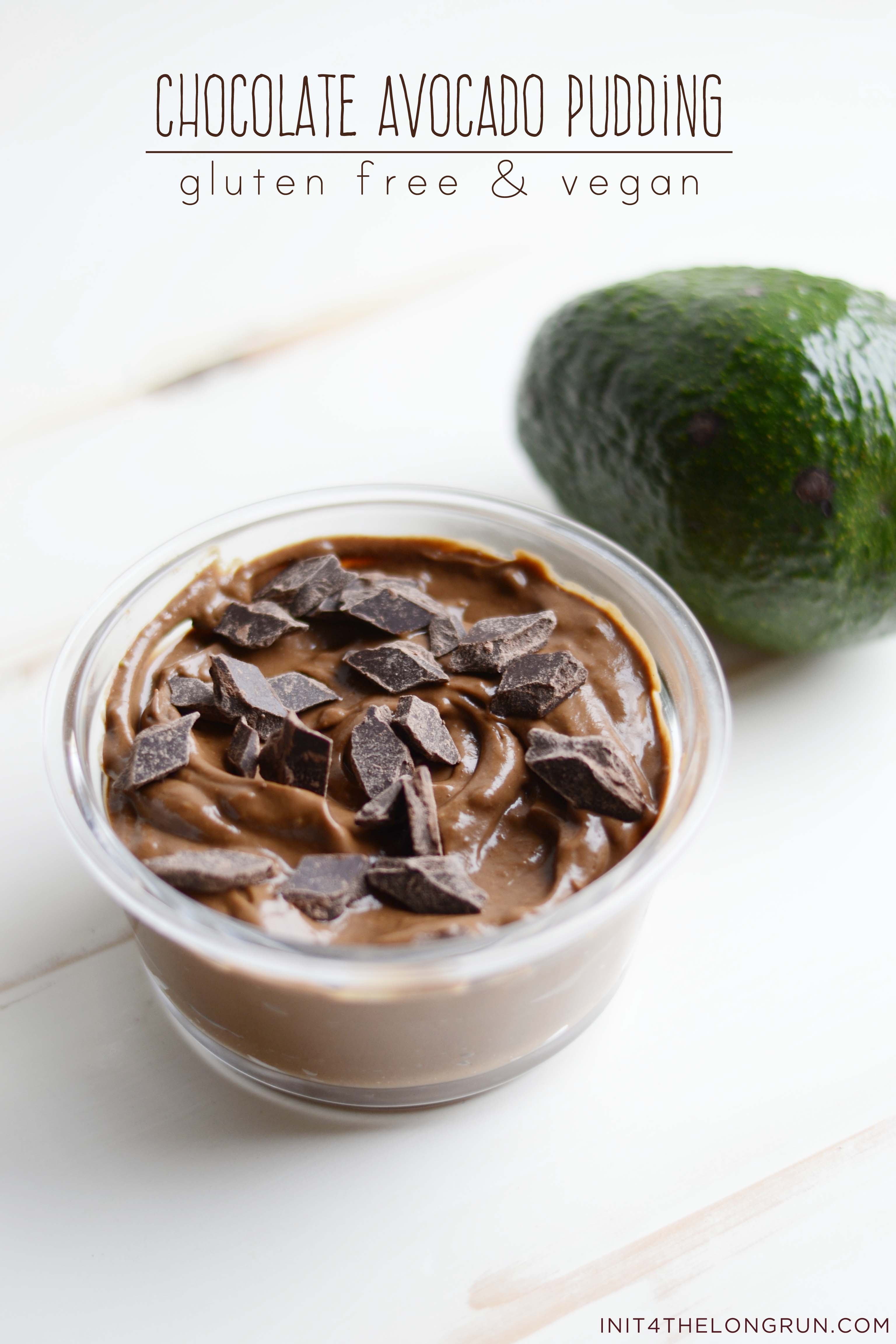 chocolate avocado pudding