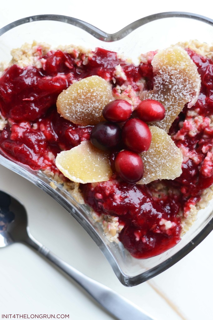 cranberry steel cut oats
