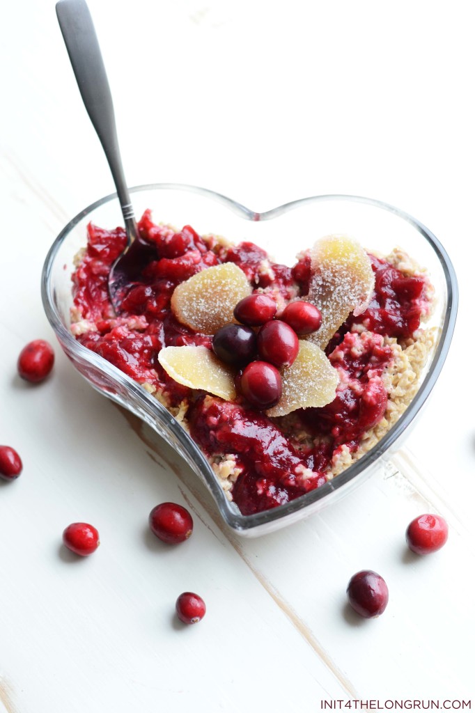 cranberry steel cut oats