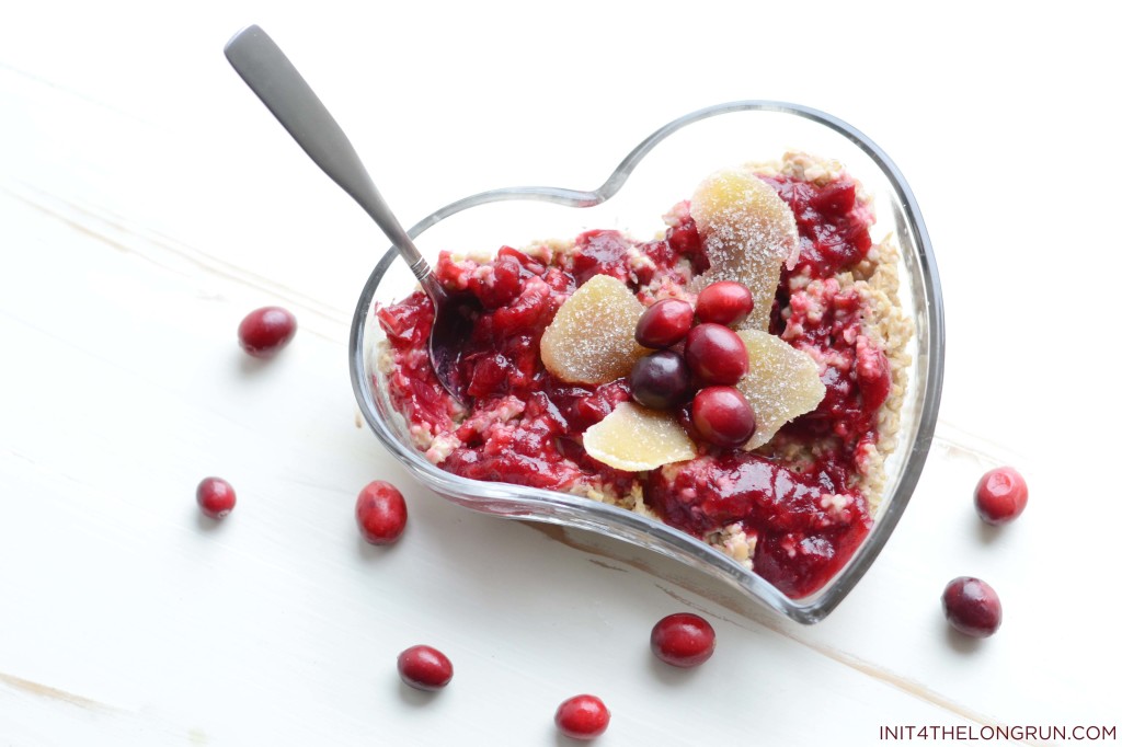 cranberry steel cut oats
