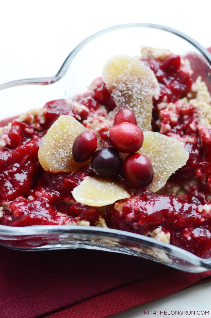 cranberry steel cut oats