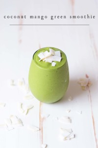 coconut mango green smoothie6