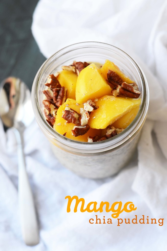mango chia pudding
