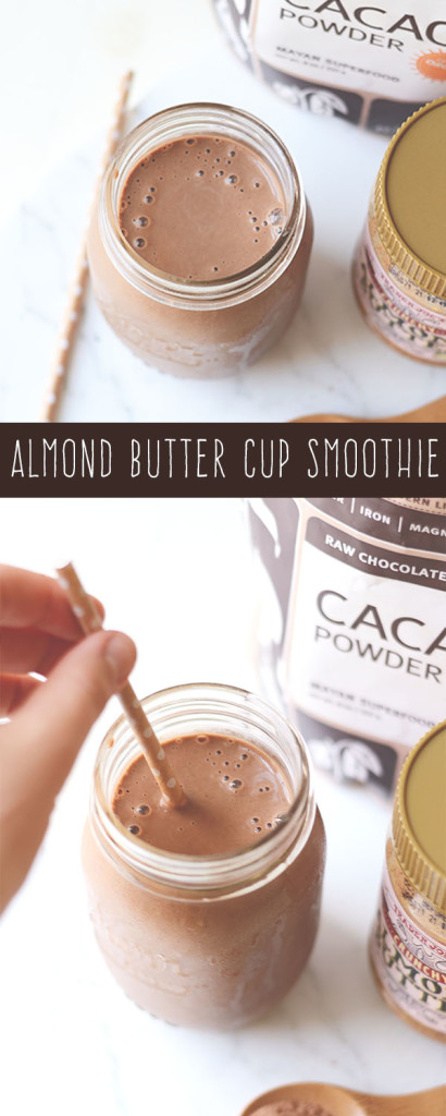 Almond Butter Cup Smoothie