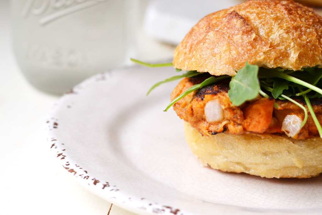 These Chipotle Sweet Potato Tuna Burgers are sweet, smoky, and the perfect balance of tender on the inside and crispy on the outside.
