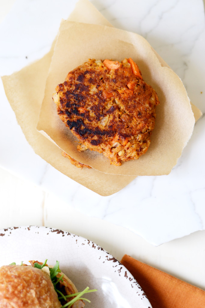 These Chipotle Sweet Potato Tuna Burgers are sweet, smoky, and the perfect balance of tender on the inside and crispy on the outside.