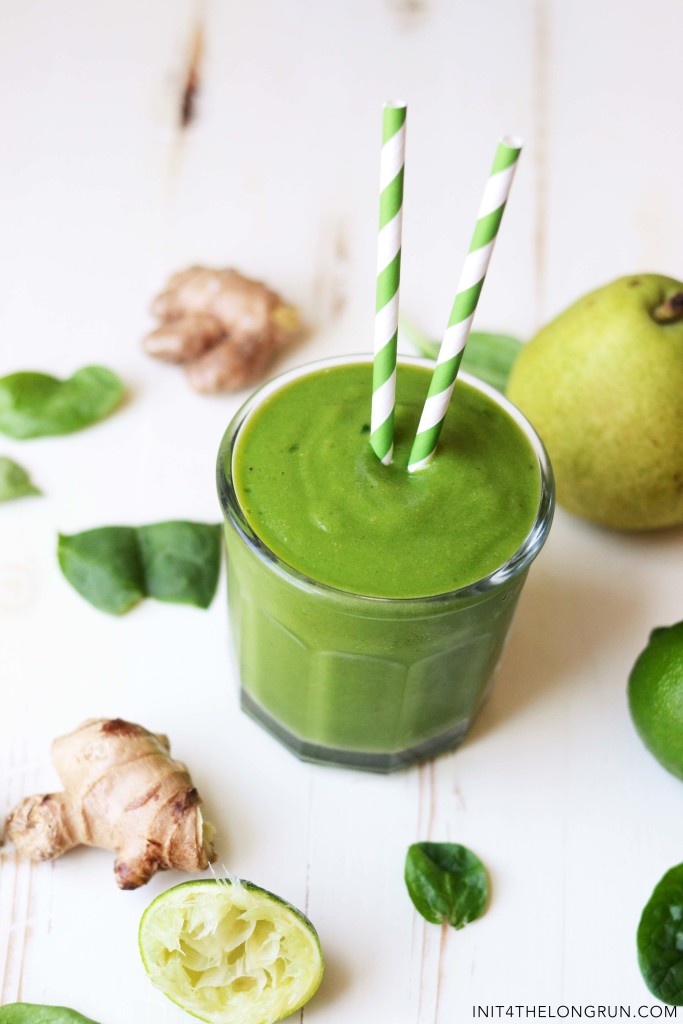Pear Ginger Green Smoothie