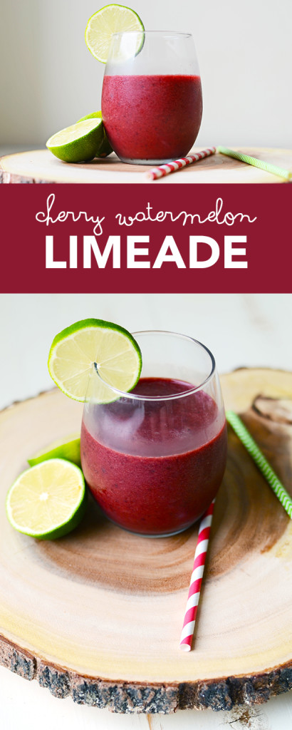 Cherry Watermelon Limeade // init4thelongrun.com