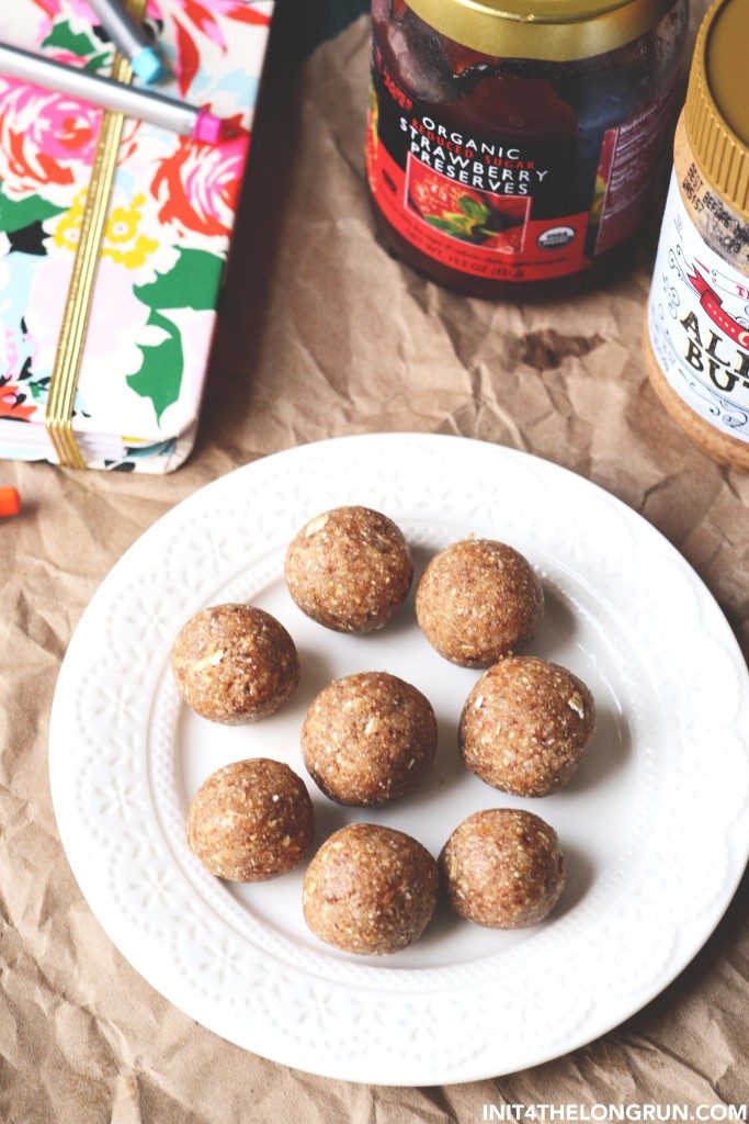 Almond Butter and Jelly Balls