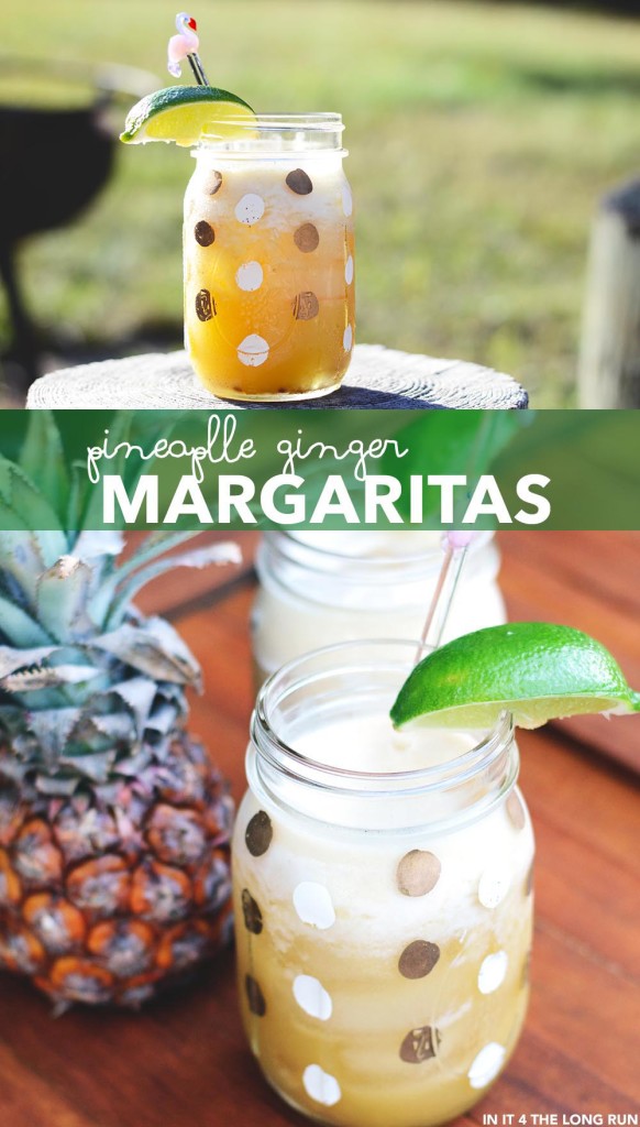 This Pineapple Ginger Margarita adds a sweet and spicy twist to the classic cocktail.