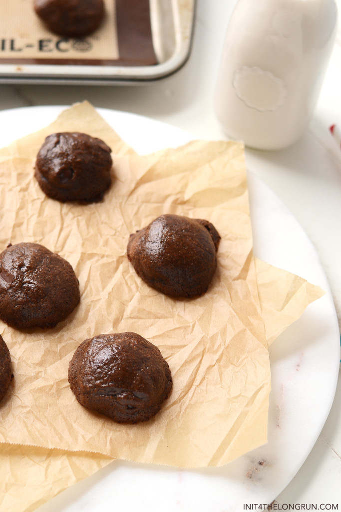These Flourless Chocolate Chip Gingerbread Cookies will absolutely melt in your mouth, but the best part is how easy they are to make!