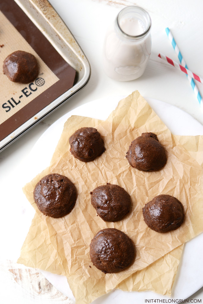 These Flourless Chocolate Chip Gingerbread Cookies will absolutely melt in your mouth, but the best part is how easy they are to make!