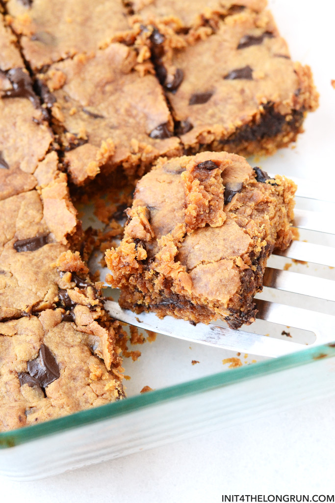 Healthy Almond Butter Blondies2