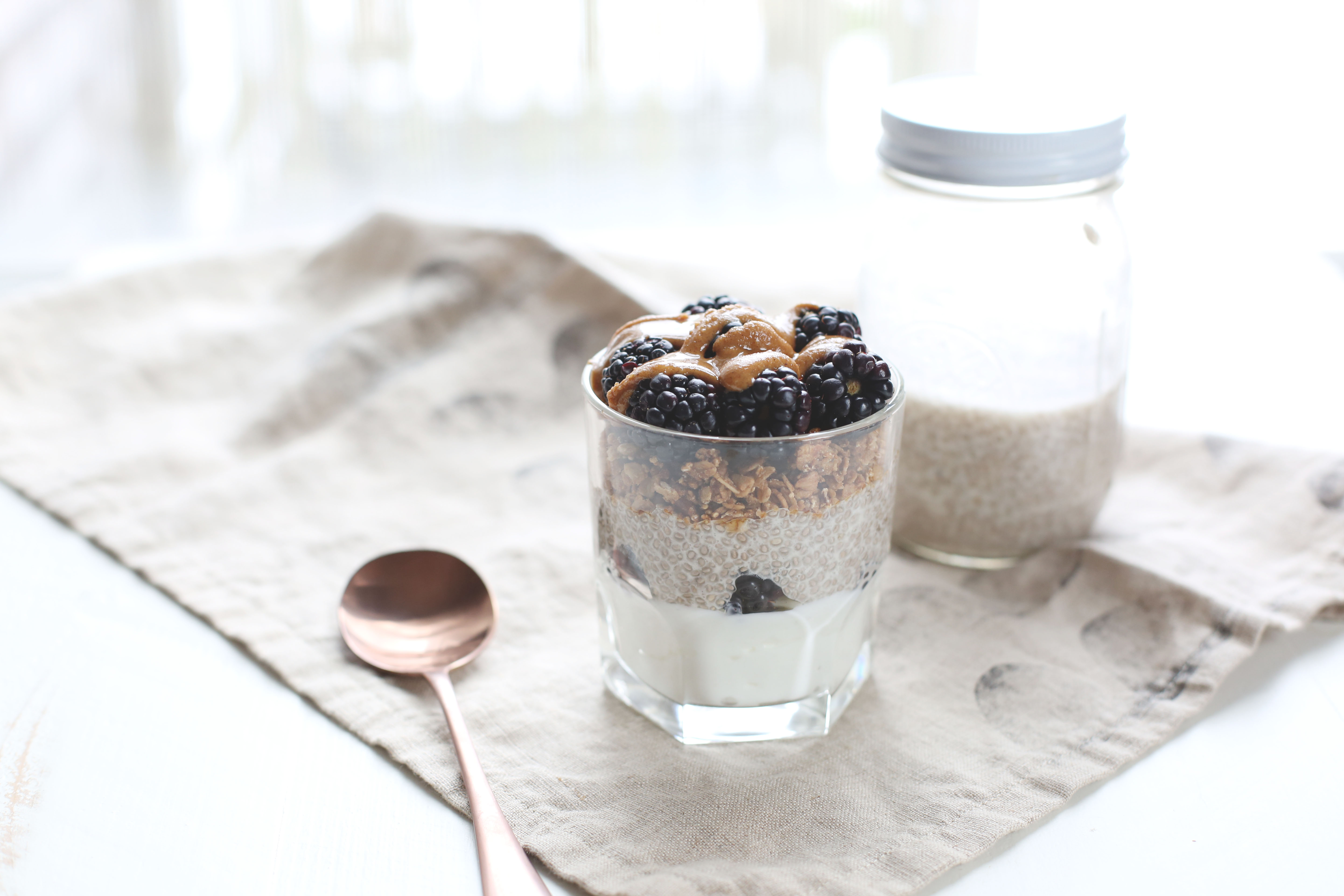 Simple Chia Pudding Parfait - init4thelongrun.com
