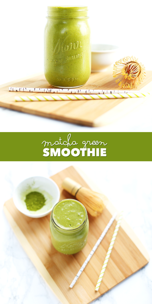 coconut matcha green smoothie