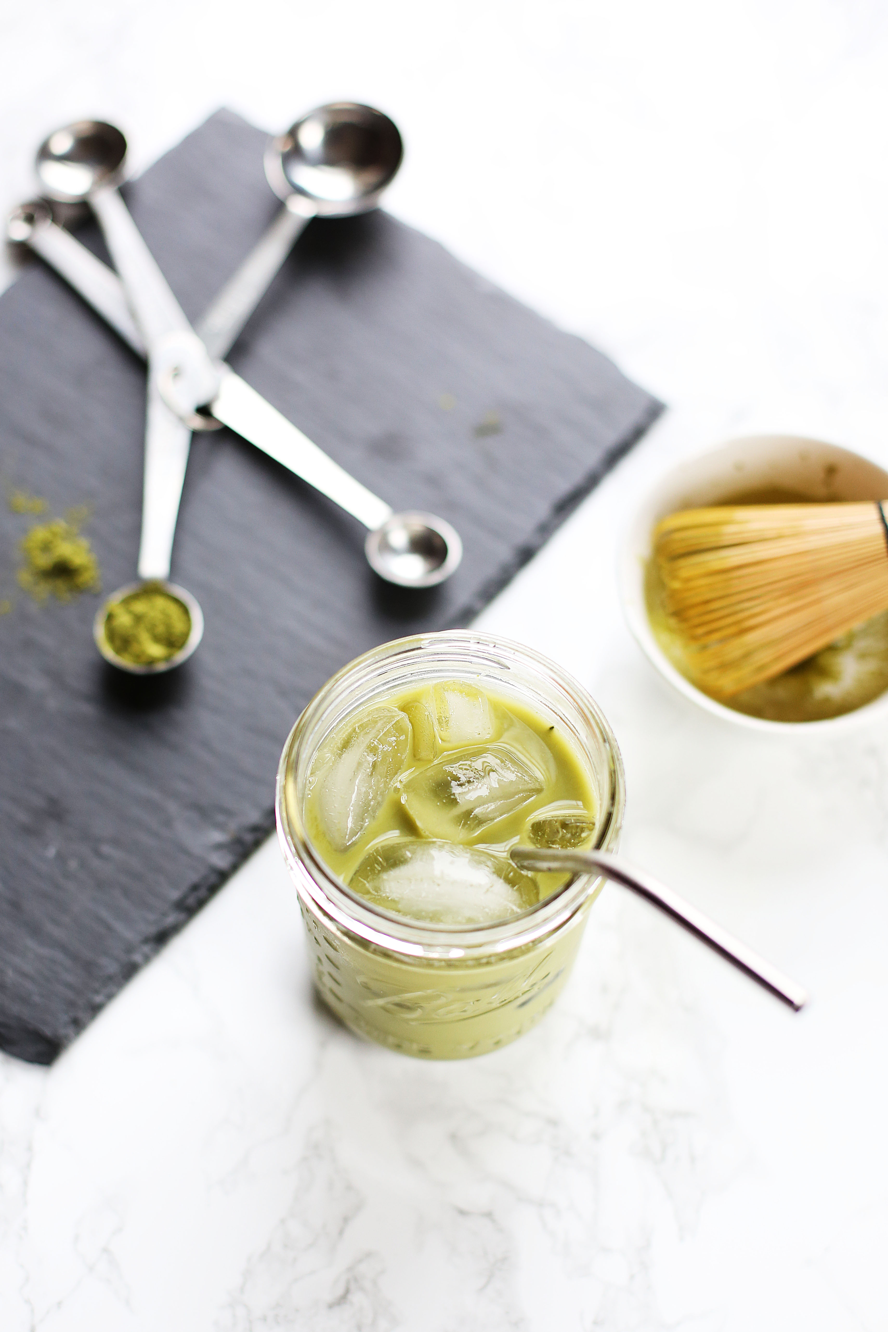 How to Make An Iced Matcha Latte