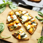 Pesto and Ricotta Naan Pizza