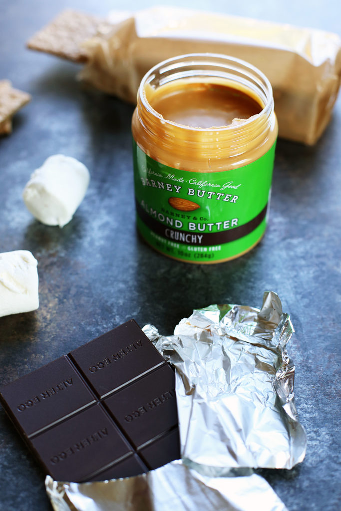 Take your summer time s'more game to a whole new delicious level with these Almond Butter Banana S'mores.