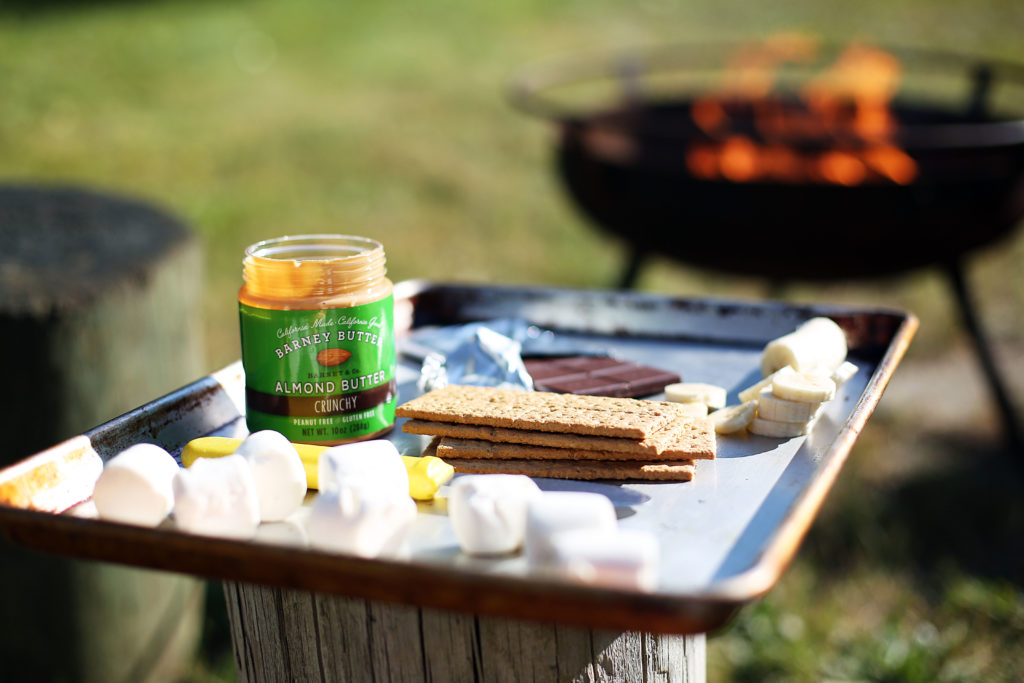 Take your summer time s'more game to a whole new delicious level with these Almond Butter Banana S'mores.