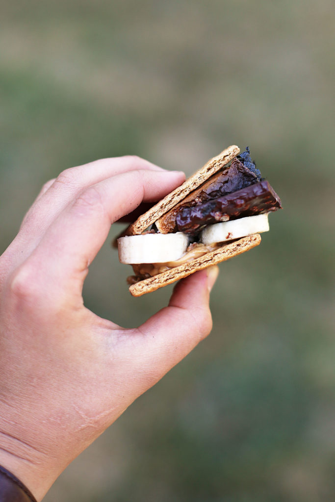 Take your summer time s'more game to a whole new delicious level with these Almond Butter Banana S'mores.