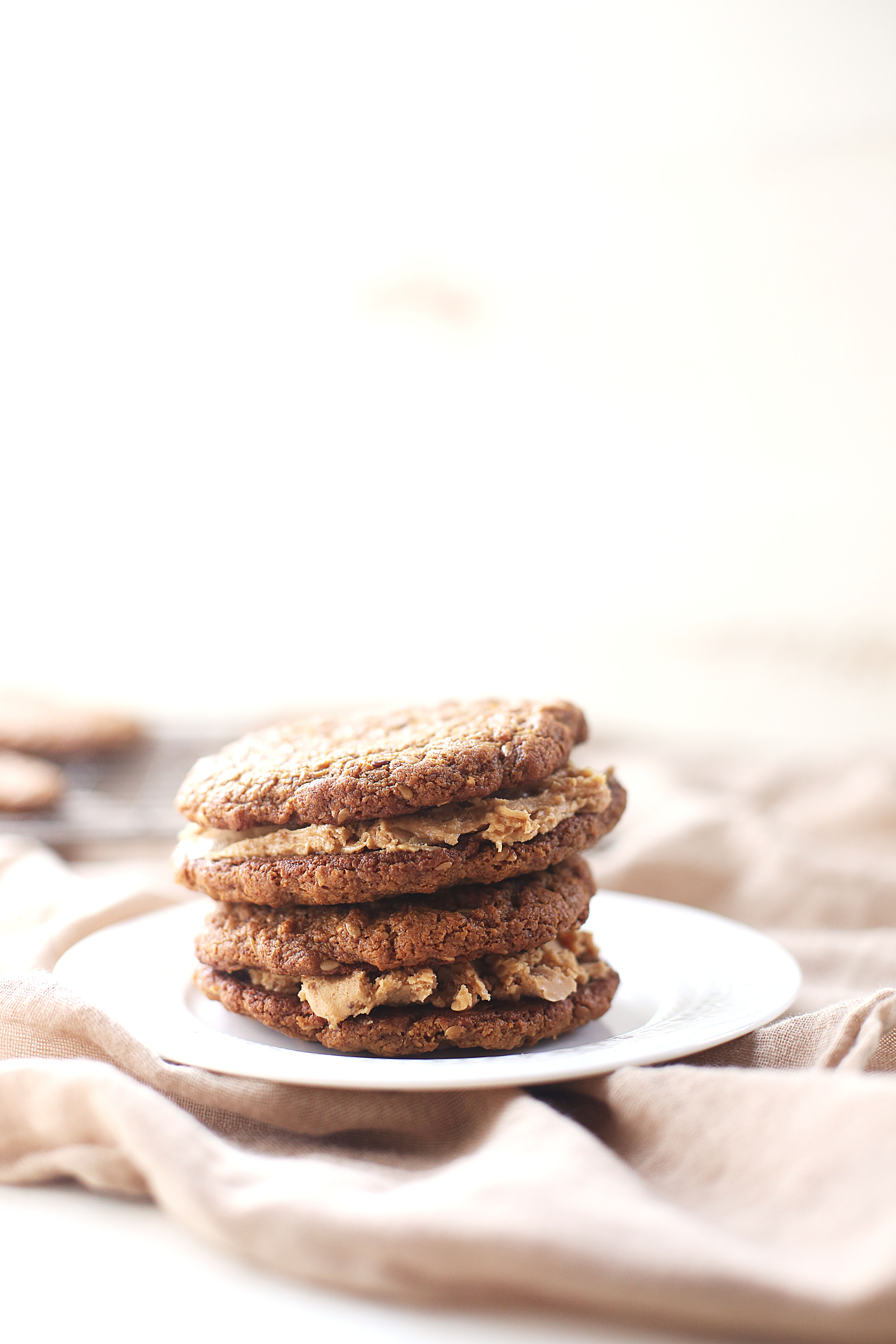 Flourless Almond Butter Sandwich Cookies