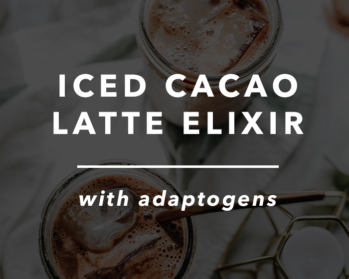 Iced Cacao Latte Elixir