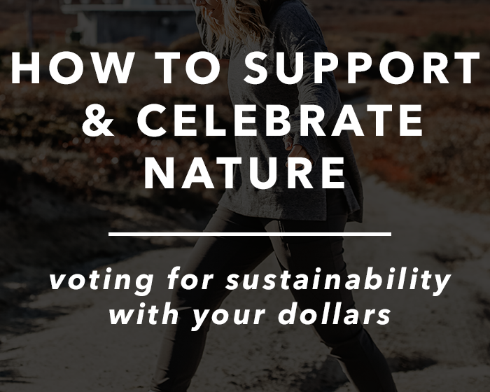 How to Support and Celebrate Nature - Voting For Sustainability