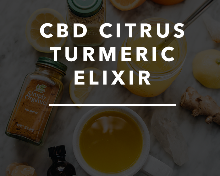 CBD Citrus Turmeric Elixir